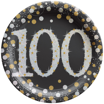 Image de 100TH - SPARKLING "NUMBER ONLY" - 7" PLATE