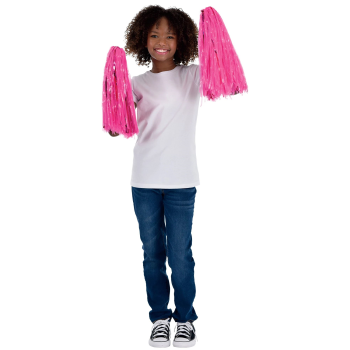 Picture of SPORTS - CHEER POM POM 2/PKG - PINK