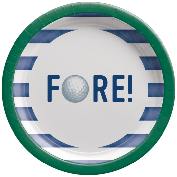 Picture of GOLF - Hole In One 7" Round Plates - MID COUNT