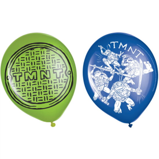 Picture of 12" TMNT: MUTANT MAYHEM Latex Balloons