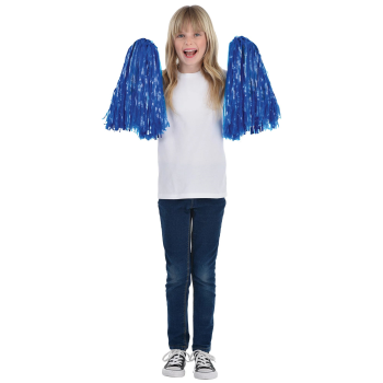 Picture of SPORTS - CHEER POM POM 2/PKG - BLUE