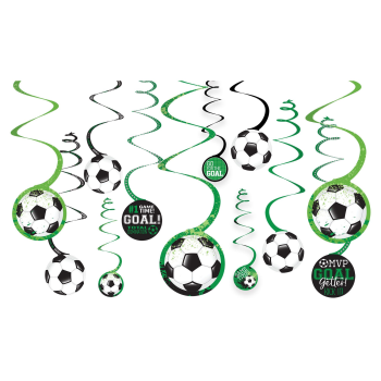 Picture of SOCCER - Goal Getter Value Pack Spiral Decorations