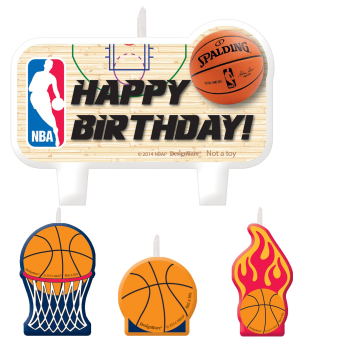 Picture of BASKETBALL - NBA Birthday Cake Candle Set