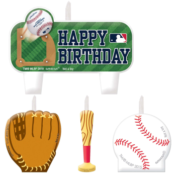 Picture of BASEBALL - MLB Birthday Candle Set