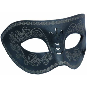 Image de LEATHER-CUT MASK BLACK