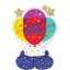 Picture of AIRLOONZ Junior - HBD PARTY BALLOONS 33" - AIR FILLED
