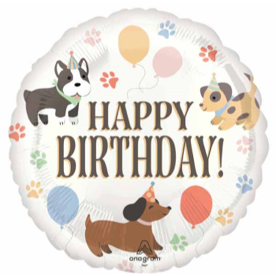 Image sur 18" FOIL - HAPPY BIRTHDAY PAWSOME PARTY 