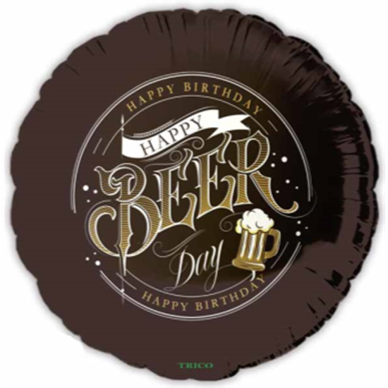 Image sur 18" FOIL - HAPPY BEER DAY