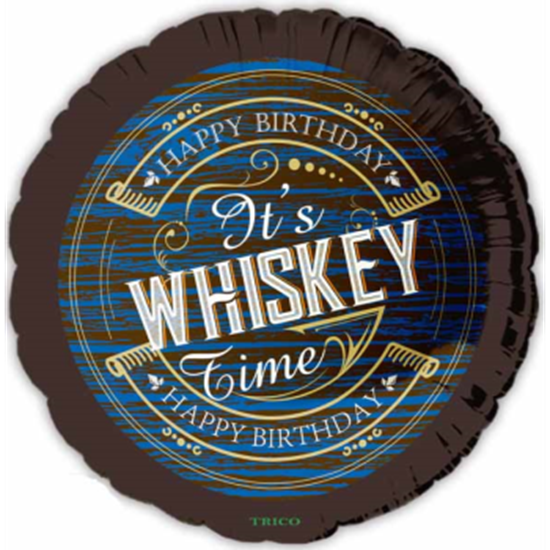 Image sur 18" FOIL - HAPPY WHISKEY TIME
