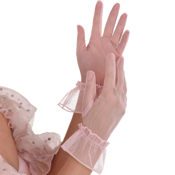 Image de GLOVES - Pink Mesh Gloves - Adult