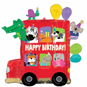Image de PARTY BUS BIRTHDAY 28"SUPERSHAPE 