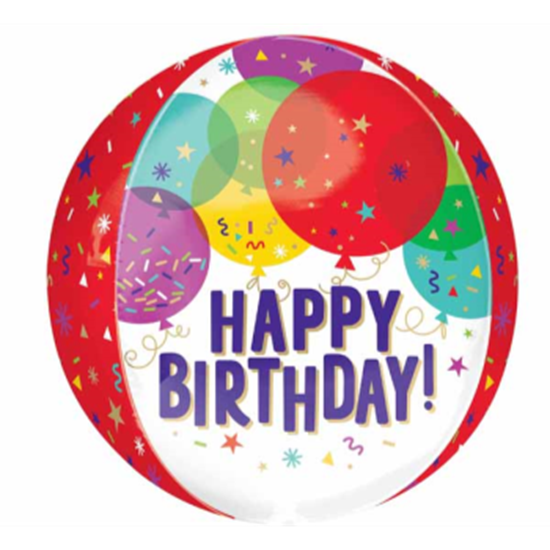 Image sur BIRTHDAY BALLOONS 16" ORBZ BALLOON 