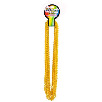 Image de YELLOW Beads - 33" Necklaces 12pk