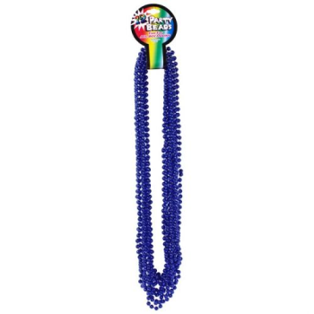 Image de BLUE Beads - 33" Necklaces 12pk