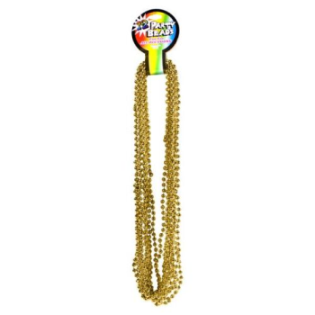 Image de GOLD Beads - 33" Necklaces 12pk