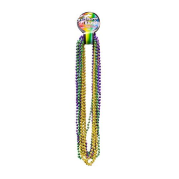Image de Mardi Gras Beads - 33" Necklaces 12pk