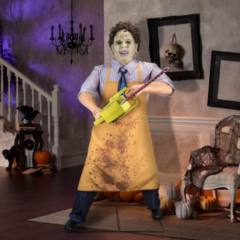 Image de 6' TEXAS CHAINSAW STANDING ANIMATED PROP