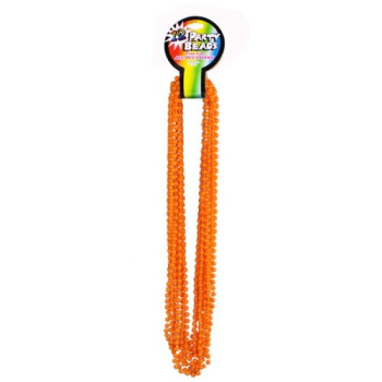 Image de ORANGE Beads - 33" Necklaces 12pk