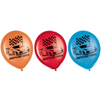 Picture of 12" Hot Wheels Latex Balloons