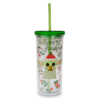 Picture of Star Wars: The Mandalorian Grogu Christmas Icons Carnival Cup With Lid and Straw