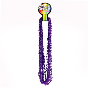 Image de PURPLE Beads - 33" Necklaces 12pk