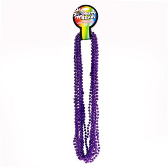 Image sur PURPLE Beads - 33" Necklaces 12pk