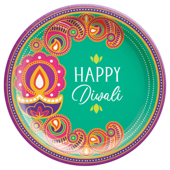 Image de DIWALI - Rangoli Dream 7" Round Plates