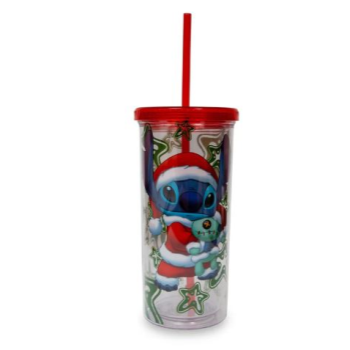 Picture of Lilo & Stitch Santa Outfit Carnival Cup With Lid And Straw 20oz
