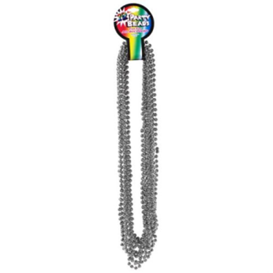 Image sur SILVER Beads - 33" Necklaces 12pk