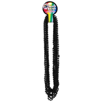 Image de BLACK Beads - 33" Necklaces 12pk