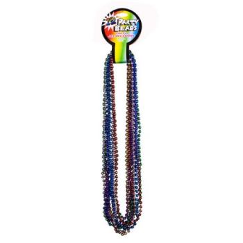 Image de RAINBOW MULTI Beads - 33" Necklaces 12pk