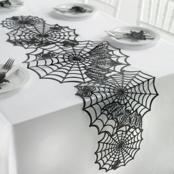 Image de Spider Web Vinyl Table Runner