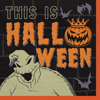 Image de Tableware - Nightmare Before Christmas - Pumpkin King Luncheon Napkins