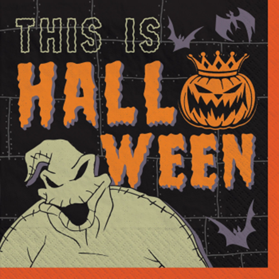 Image sur Tableware - Nightmare Before Christmas - Pumpkin King Luncheon Napkins