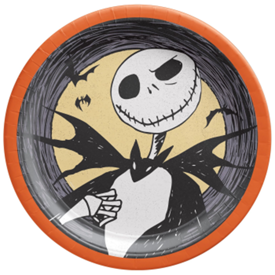 Image sur Tableware - Nightmare Before Christmas - Pumpkin King 10" Round Plates