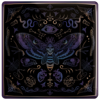 Image de TABLWARE - Dark Academia 7" Square Plates