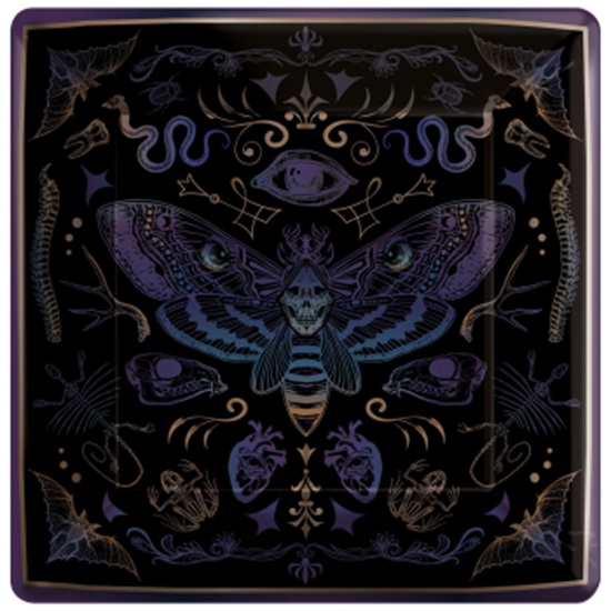 Image sur TABLWARE - Dark Academia 7" Square Plates
