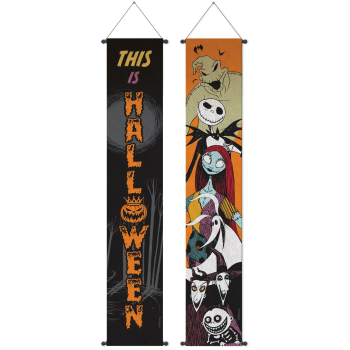Picture of Nightmare Before Christmas Hanging Flags