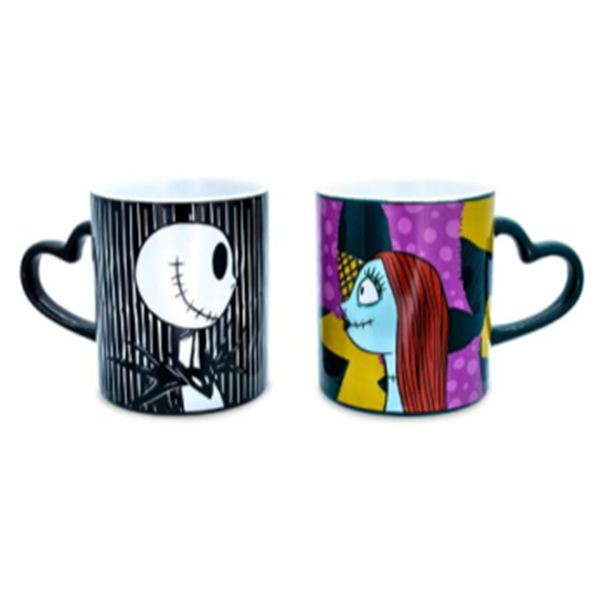 Image sur Nightmare Before Christmas Jack and Sally Mug Set 14oz