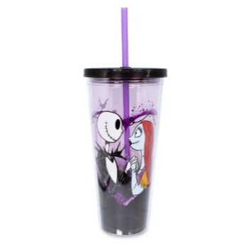 Image de The Nightmare Before Christmas Acrylic Carnival Cup with Lid and Straw