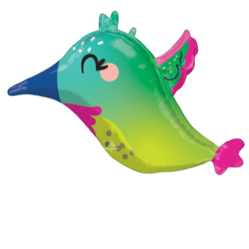 Image de 18" FOIL - HUMMINGBIRD JUNIOR SHAPE
