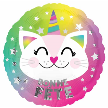 Image de 18" FOIL - BONNE FETE CATICORN