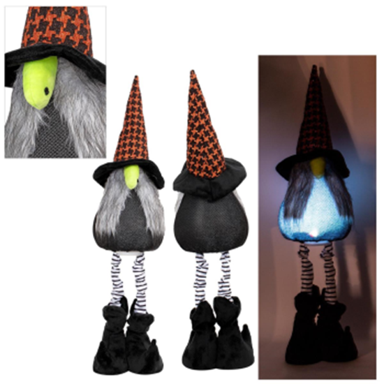 Image sur 23" WITCH GNOME TABLE TOP CENTERPIECE