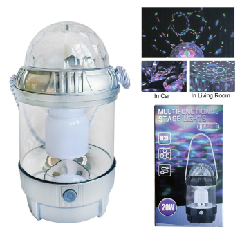 Image de DISCO LANTERN WITH LIGHT PROJECTOR 