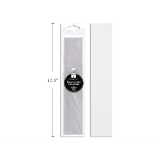 Image sur Clear Cello Treat Bags - 2" x 10"