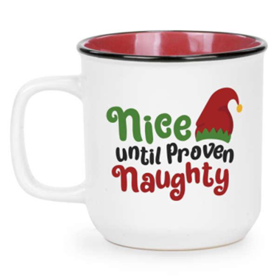 Picture of DECOR - CHRISTMAS MUG - NAUGHTY UNTIL....