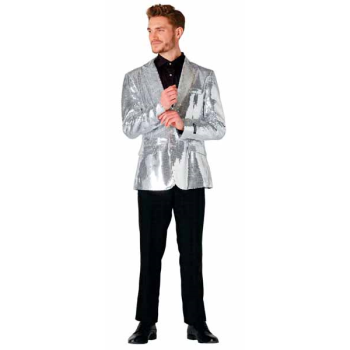 Image de SUIT - SILVER SEQUINS JACKET - XLARGE