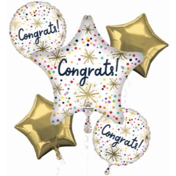 Image de CONFETTI CONGRATS FOIL BOUQUET