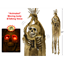 Image de PROP -  LED Animated Hanging Mummified Shaking Skeleton w/ Light-Up Eyes & Talking Voice