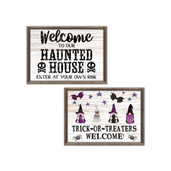 Image de PROP - Halloween Framed MDF Plaque